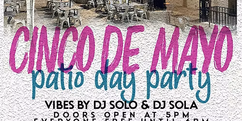 BARCODE: CINCO DE MAYO PATIO DAY PARTY