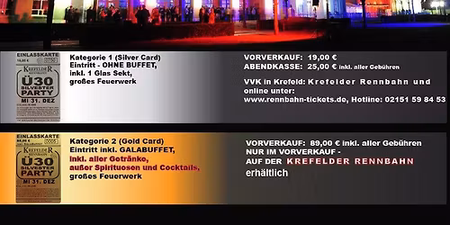 Die Gro\u00dfe \u00dc30 Silvesterparty 2025