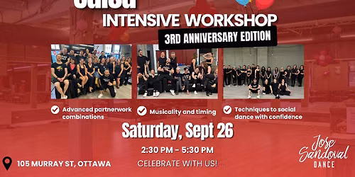 Salsa Intensive Workshop: 3rd Anniversary Edition