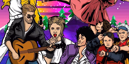 Back To the 80s Xmas Party 