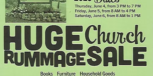 Huge Church Rummage Sale
