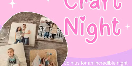 DIY Photo Coaster Craft Night