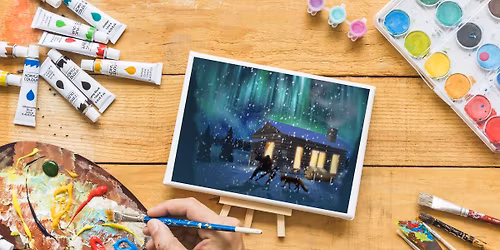 Afternoon 10 week art course (drawing, charcoal, watercolour and Acrylics