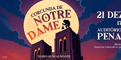 Musical infantil "Corcunda de Notre Dame" em Penacova
