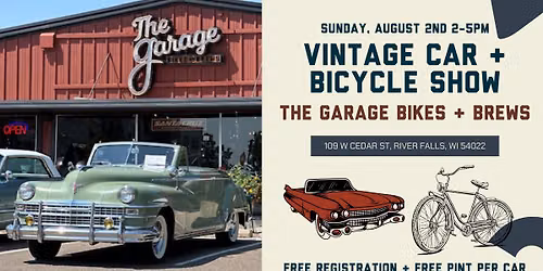 Vintage Car + Bicycle Show