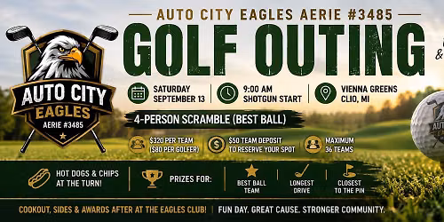 \u26f3 Auto City Eagles Golf Outing