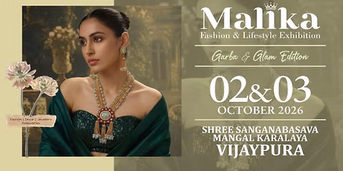 The Garba & Glam Edition of Malika is coming to Vijaypura!\u2728