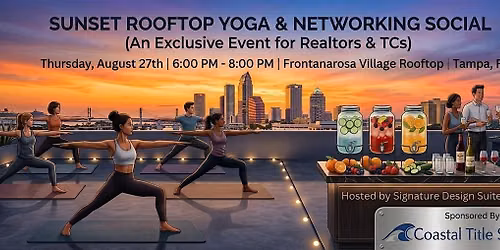 Sunset Rooftop Yoga & Networking Social