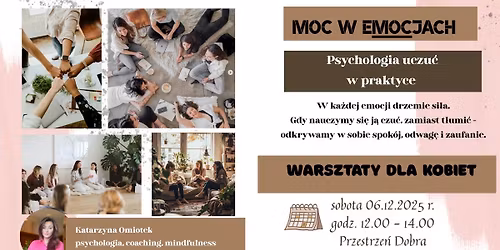 Moc w emocjach - warsztaty dla kobiet 