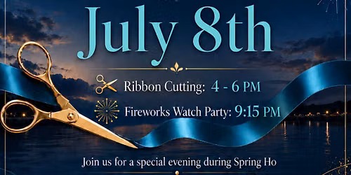 Kindred Spa Ribbon Cutting & Fireworks Watch Party