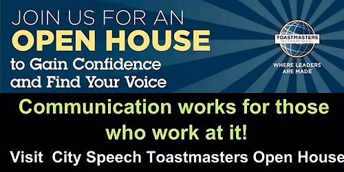 OPEN HOUSE :: Communication works for those who work at it!