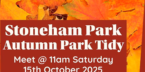 Autumn Park Tidy Saturday 15th November 2025