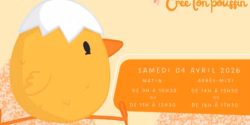 P\u00e2ques - Cr\u00e9e ton poussin 