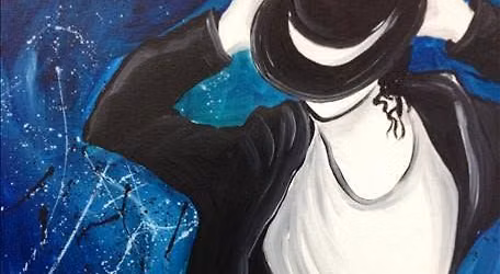 King of Pop & Sing-along Paint Night + Free Glitter