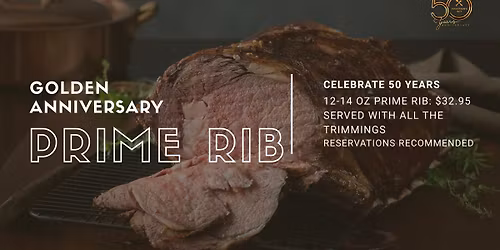 Golden Anniversary Surf & Turf Night