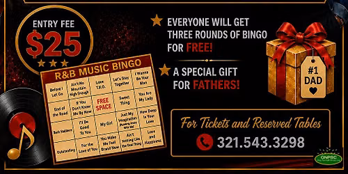 Father\u2019s Day Edition R&B and Southern Soul Bingo w\/ Line Dancing