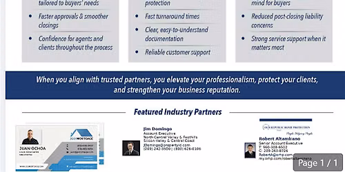 MasterCraft Series with JGO Mortgage , Property ID and Old Republic Home