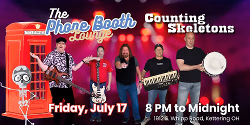 Counting Skeletons Play the Phone Booth Lounge