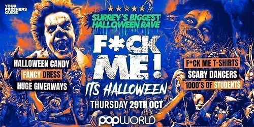 F*CK ME It's Halloween | Surrey Freshers 2026