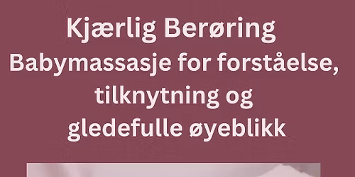 4-ukers babymassasje kurs