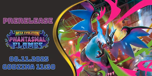 Pokemon TCG Mega Evolution Phantasmal Flames Prerelease w Planszomanii