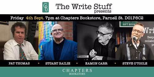 Chapters Bookstore Presents The Write Stuff