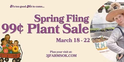 Spring Fling 99\u00a2 Sale