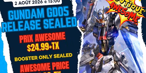 Gundam GD05 Release Sealed Event