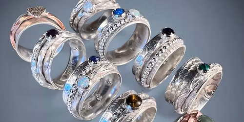 Silver Spinner \/ Stacking rings workshop