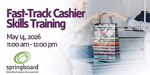 FREE Fast - Track Cashier Skills Training