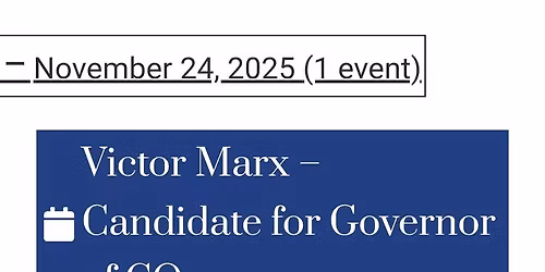 Victor Marx at Stand for the Constitution meeting - Grand Junction