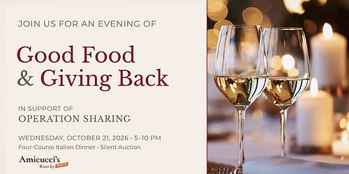 Good Food & Giving Back | In Support of Operation Sharing