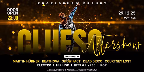 CLUESO AFTERSHOW PARTY 