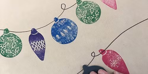 Christmas Wrapping Paper Creations- SEND Family Art Activity for Healthy Holidays