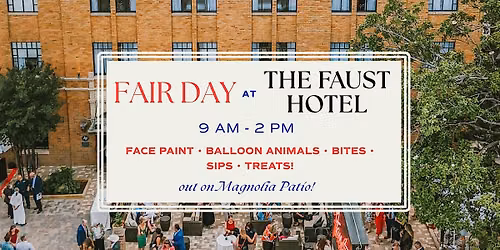 Fair Day at The Faust