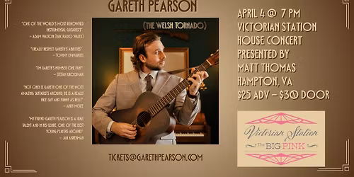 Gareth Pearson in Hampton at Victorian Station Presented by Matt Thomas