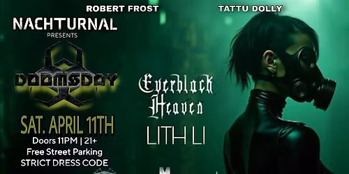 NACHTURNAL EVENTS PRESENTS " DOOMSDAY"