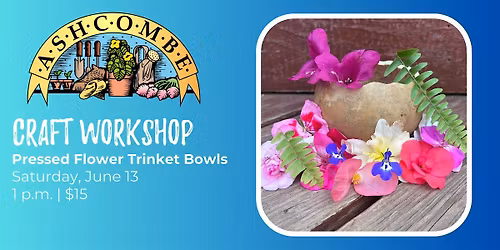 Pressed Flower Trinket Bowls