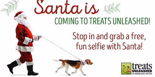 Free Selfies with Santa for Pets!