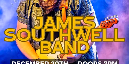 James Southwell Band LIVE @ The Pot Belly (Support Marji Curran)