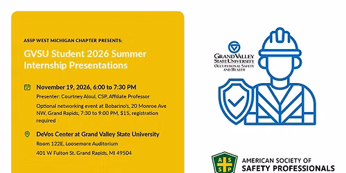 OSH GVSU Internship Presentations