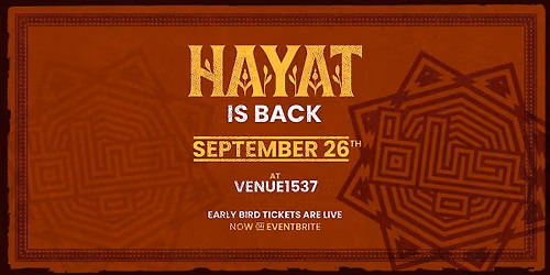 Hayat Pop Up Lounge