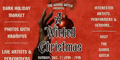A Wicked Christmas | Dark Holiday Market