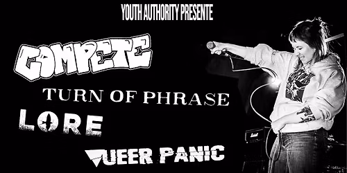 COMPETE + TURN OF PHRASE + LORE + QUEER PANIC @TOI TOI LE ZINC