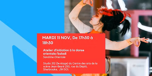 Atelier d'initiation \u00e0 la danse orientale\/baladi