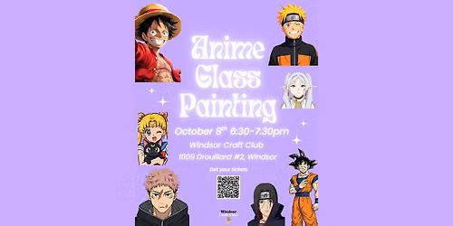 Anime Glass Painting Night