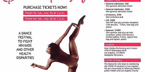Dance for Life at Auditorium Theatre Chicago