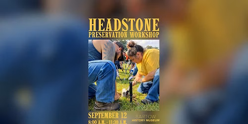 Headstone Preservation Workshop