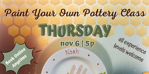 CLASS | Reindeer Handprint Plate