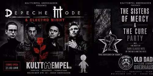 Depeche Mode Party meets The Sister\u00b4s & Cure Party
